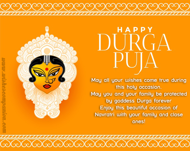 20 +Durga Puja Wishes and Images - Wishes Companion