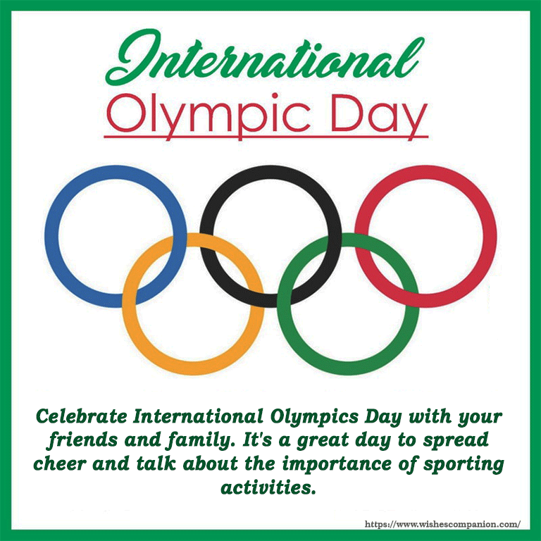 International Olympics Day : 30+ Messages, Images to Share and ...