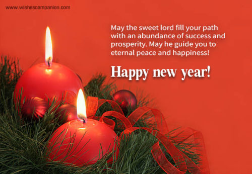 25+ Religious New Year Wishes, Messages and Images