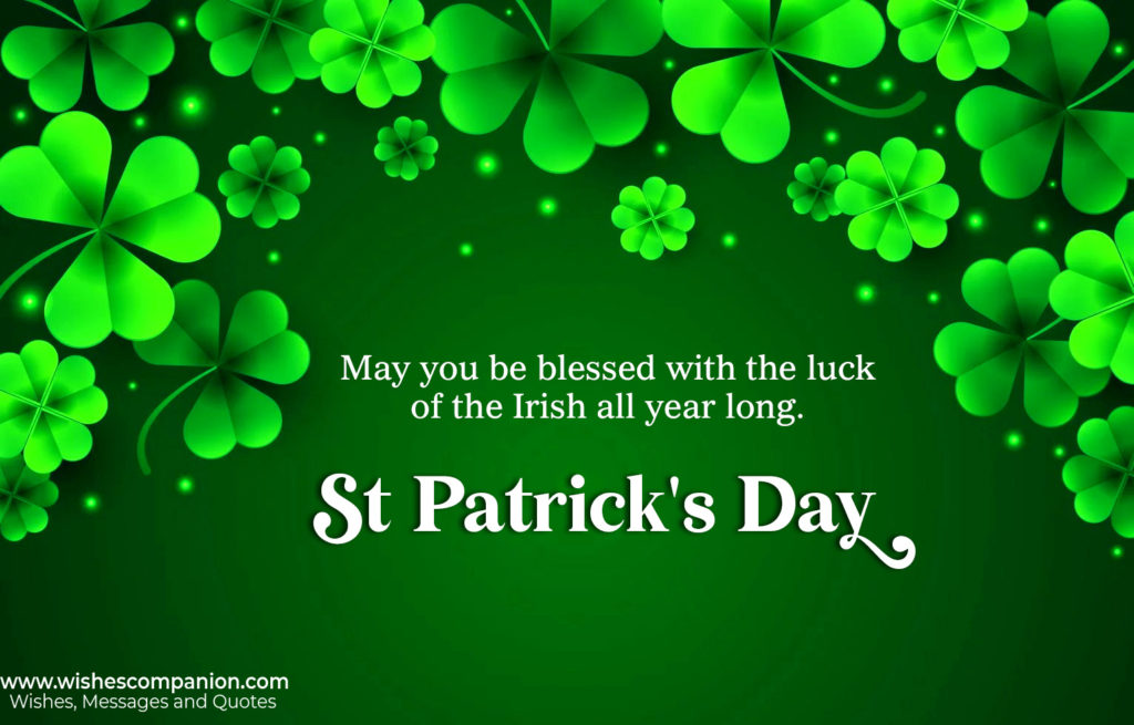 St Patrick's Day Wishes, Messages, Quotes and Greetings - Wishes Companion