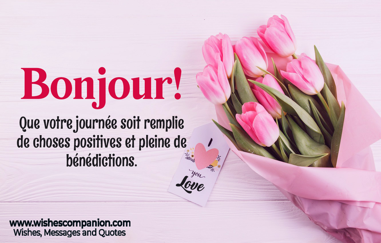 Good Morning Wishes In French Wishes Companion