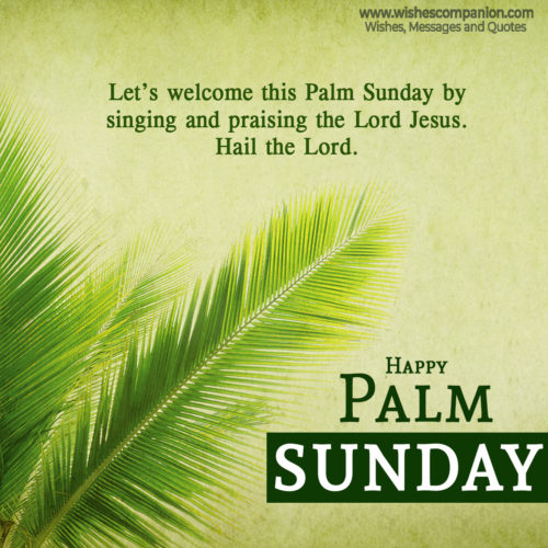 Palm Sunday Wishes and Messages, Greetings - Wishes Companion