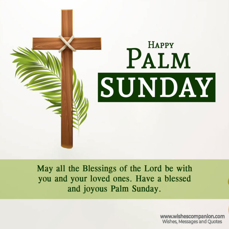 Palm Sunday Wishes and Messages, Greetings - Wishes Companion
