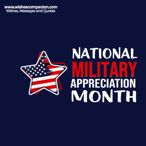 Military Appreciation Month Wishes, Messages and Quotes