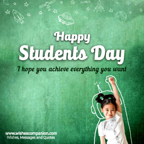 Happy Students Day Wishes and Quotes - Wishes Companion