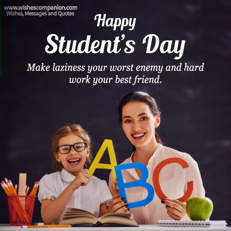 Happy Students Day Wishes and Quotes - Wishes Companion