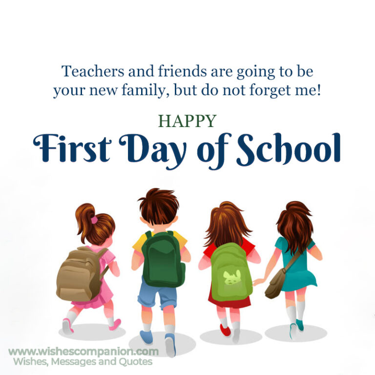 Happy First Day of School Wishes, Messages and Quotes