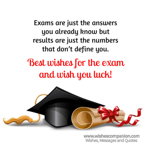 100+ Exam Wishes, Messages and Quotes - Wishes Companion