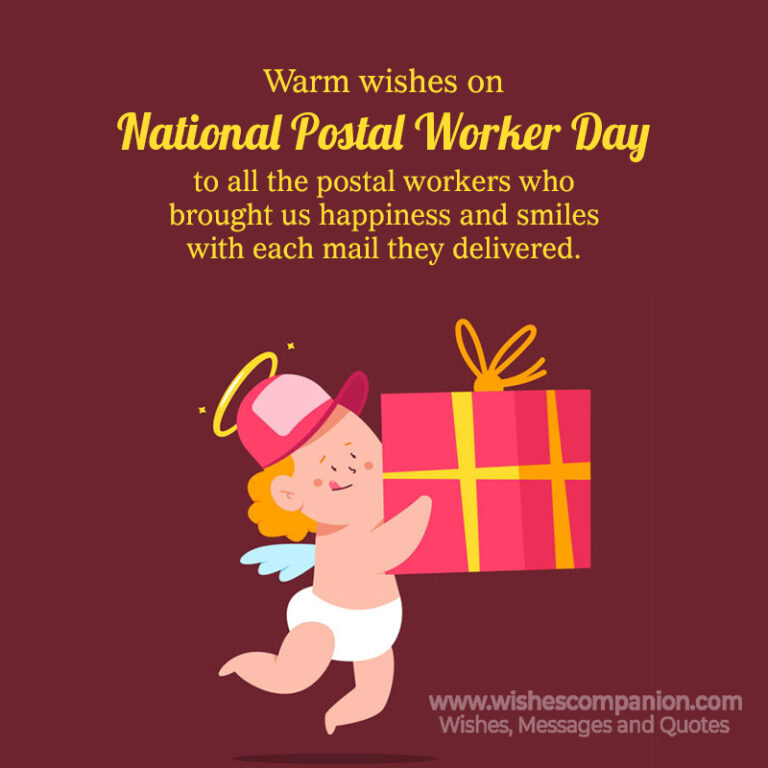 National Postal Worker Day Messages Wishes Companion