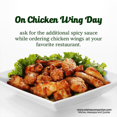 20+ National Chicken Wing Day Wishes, Messages and Quotes