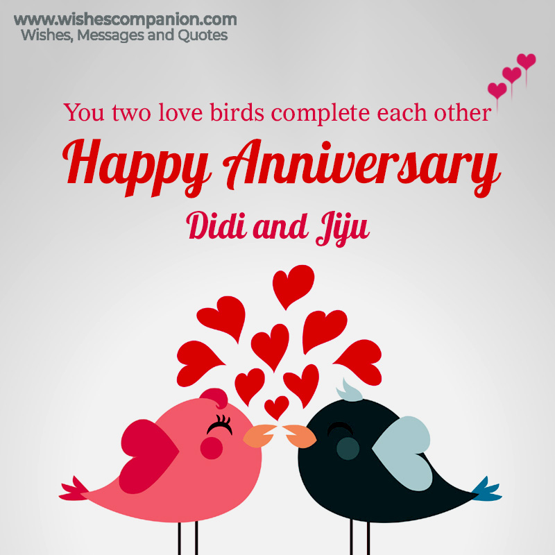 Anniversary Wishes For Sister And Jiju Wishes Companion