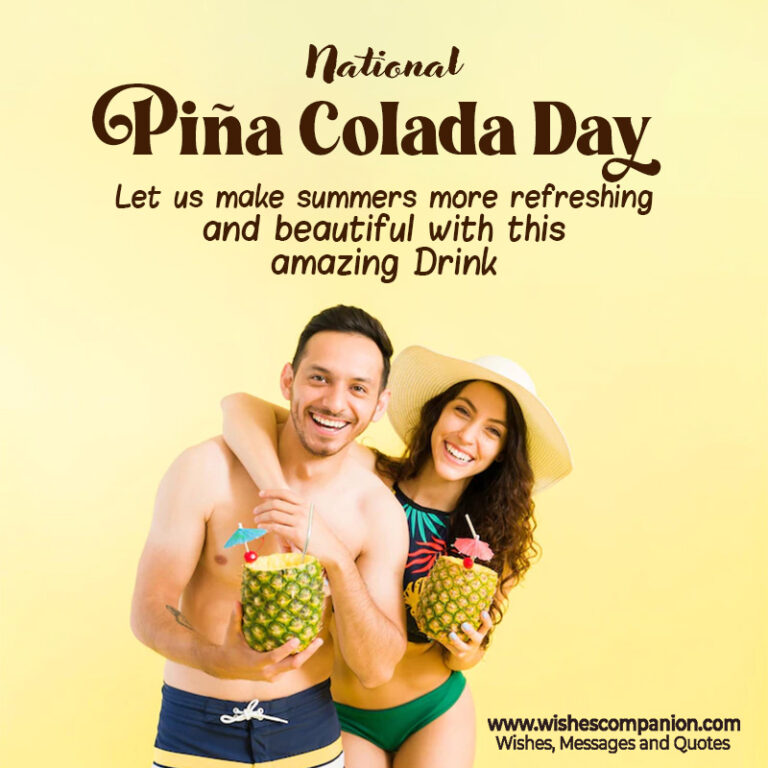 National Piña Colada Day Wishes, Messages and Quotes