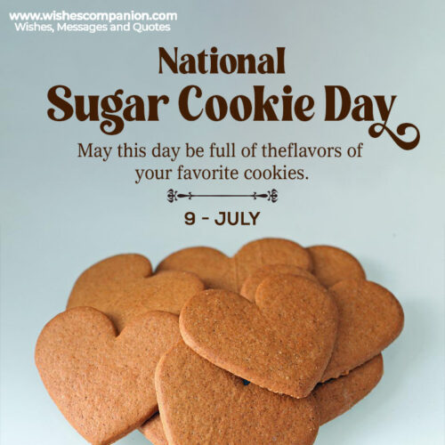 National Sugar Cookie Day Wishes, Messages and Quotes 9 July