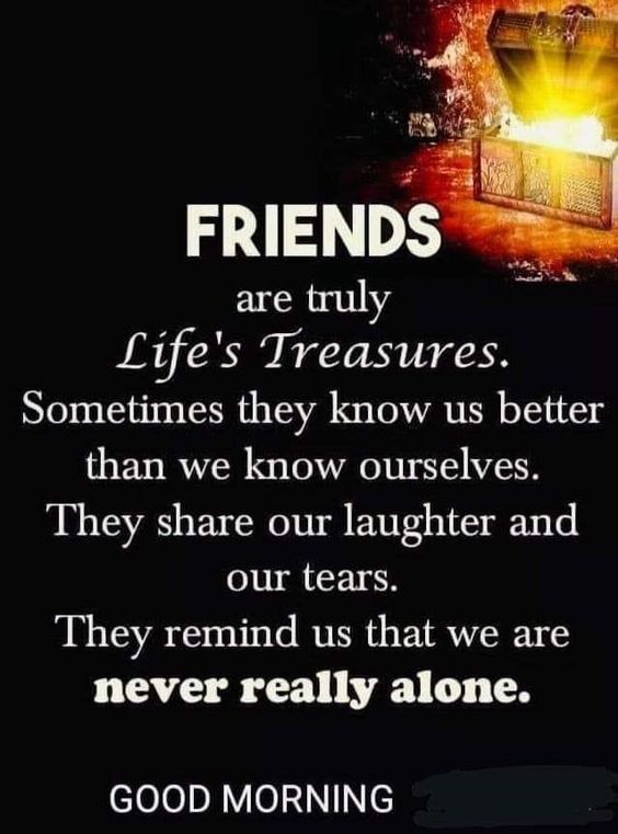 Friends are truly life treasures